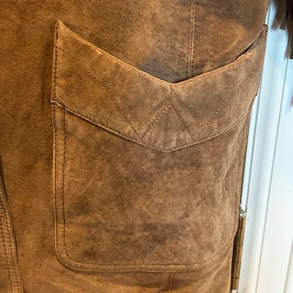 Accents women’s small fringe, leather cowgirl rodeo jacket - Picture 2 of 10